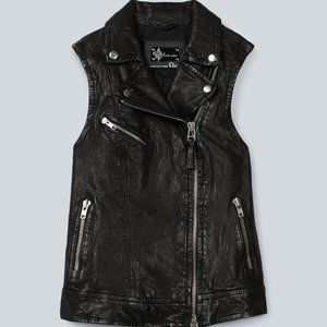 Mackage for Aritzia Frederica Moto Leather Vest